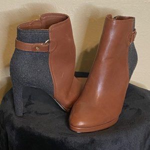 Brown and Gray Bootie -Antonie Melani Size 7.5M